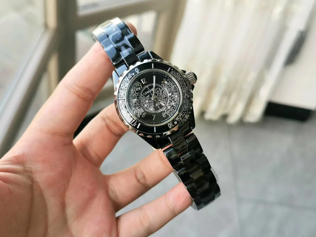 Chanel Watch J12 Quartz 20Th Anniversary Black Ceramic