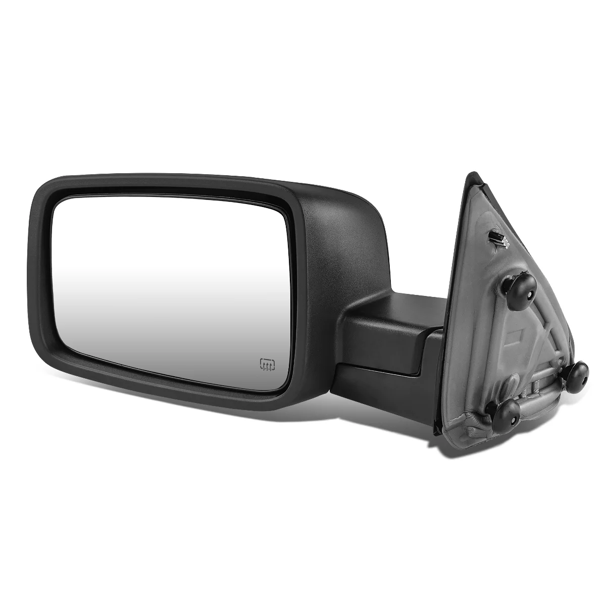 DNA Motoring TWM-037-OE-T888-BK-L For 2009 to 2016 Ram Truck Powered Heated Defroster Tow Mirror w / LED Signal Light (Left / Driver)