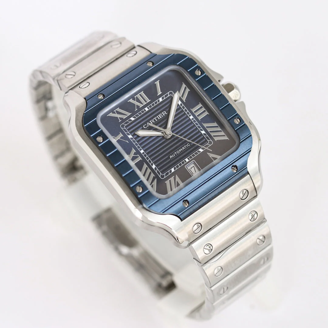 Cartier Watch SANTOS 40MM CUSTOM DARK BLUE DIAL