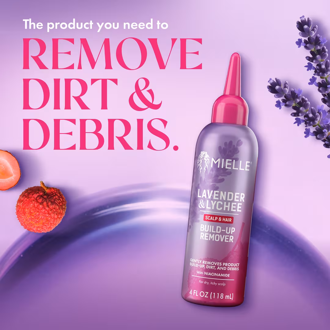 Mielle  Lavender & Lychee Scalp & Hair Build-Up Remover
