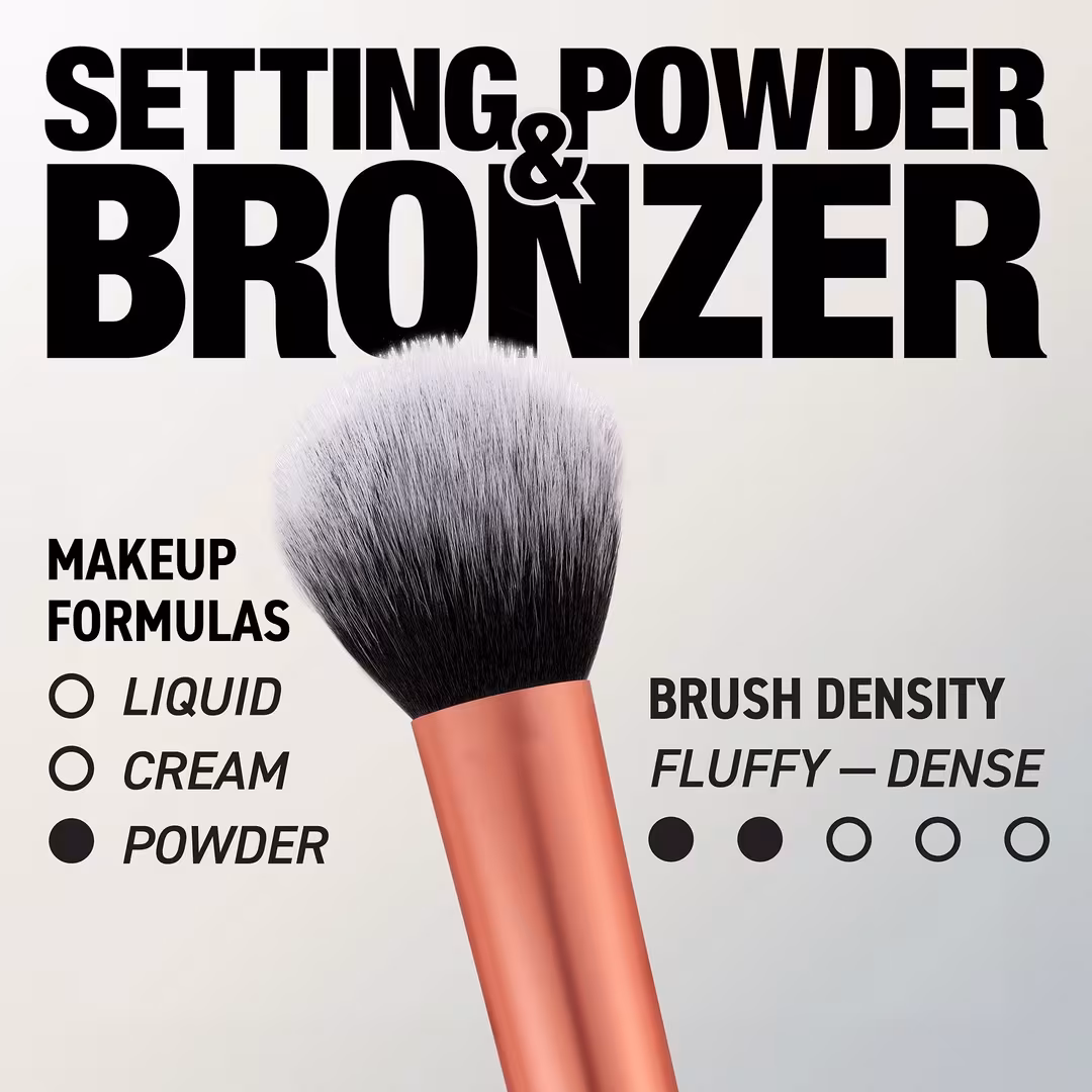Real Techniques  Ultra Plush Powder Face & Cheek Makeup Brush