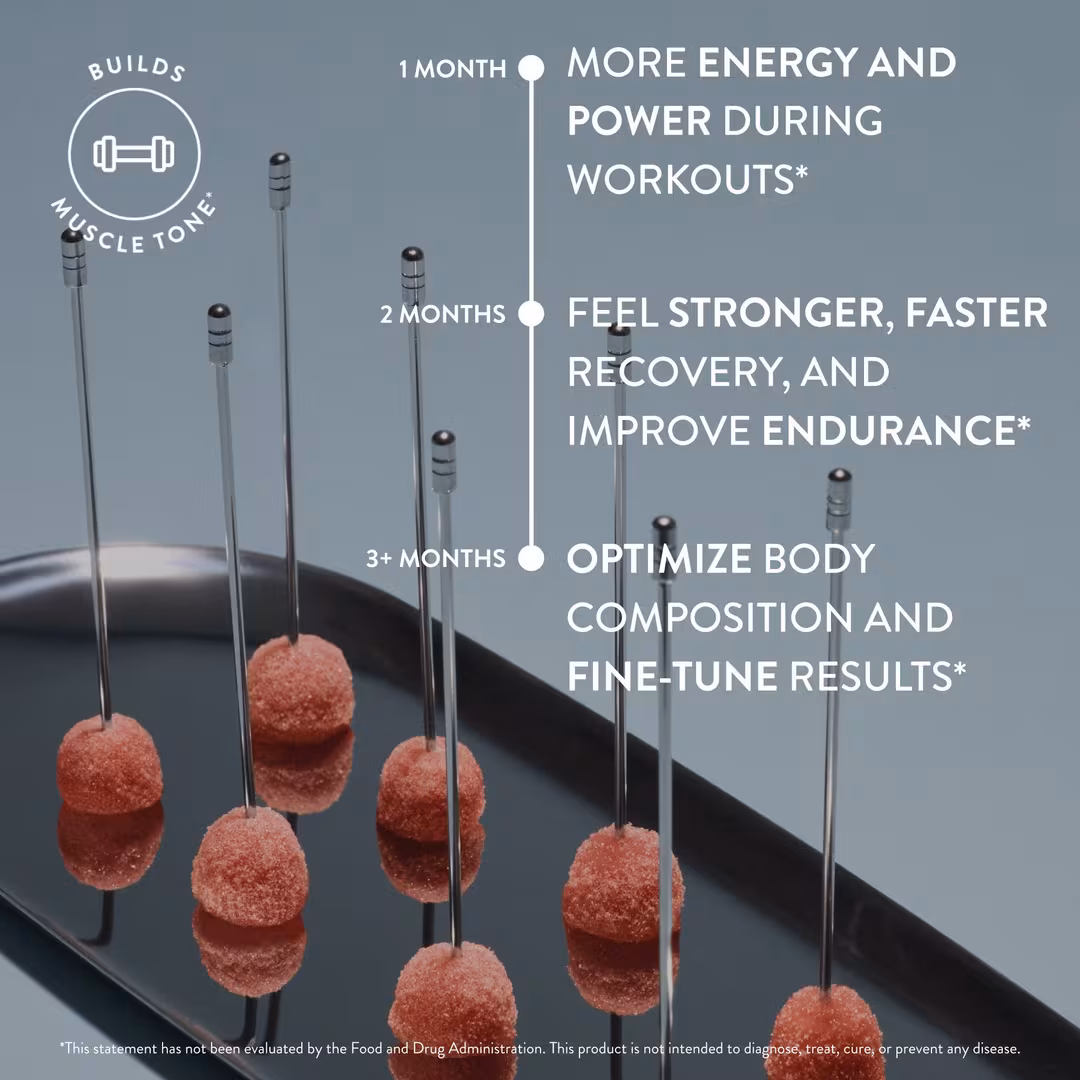 arrae  Tone: Creatine Body Composition Mixed Berry Gummies