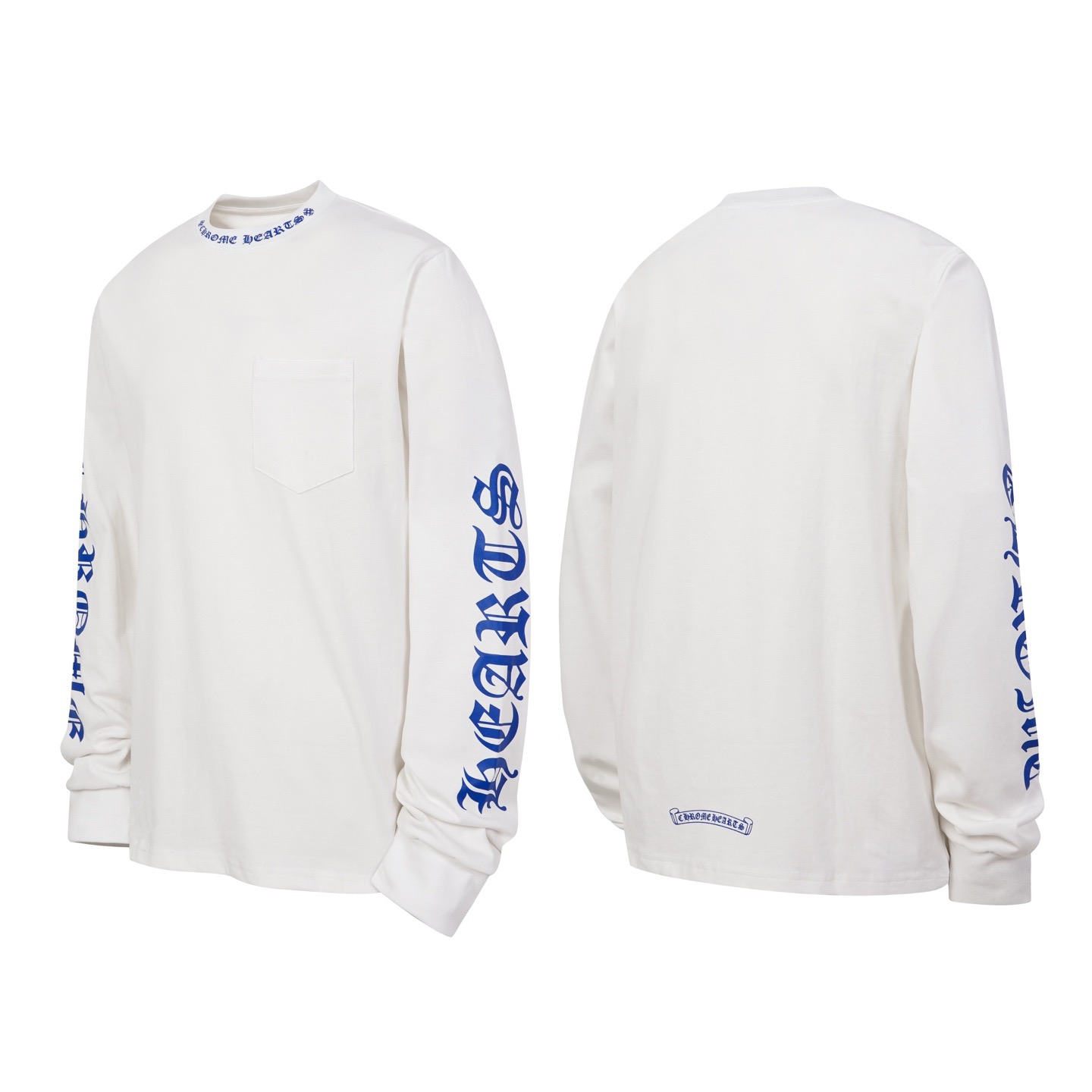Sanskrit Basic Long Sleeve T-Shirt with Sanskrit Letter Print