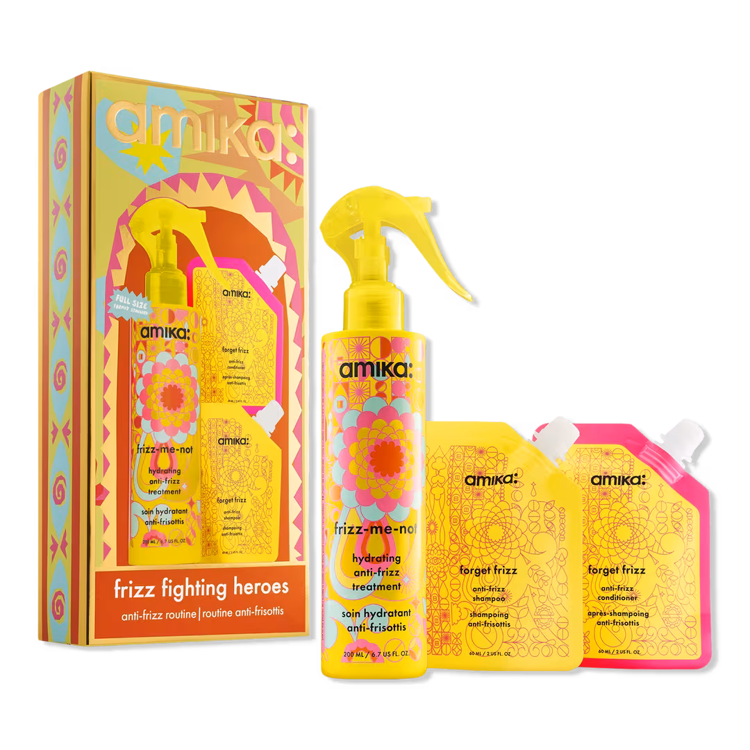 amika  Frizz Fighting Heroes Smoothing Set
