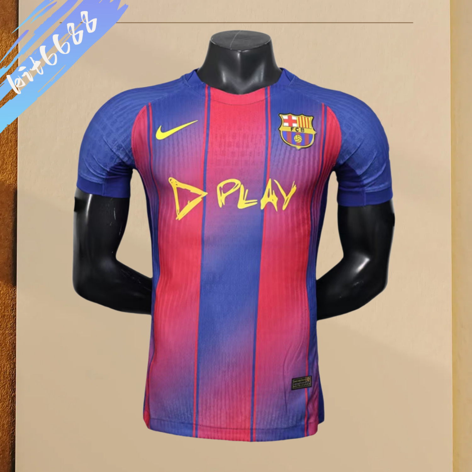 2025/2026 Barcelona Ed Sheeran co-branded home football shir (Player Edition)