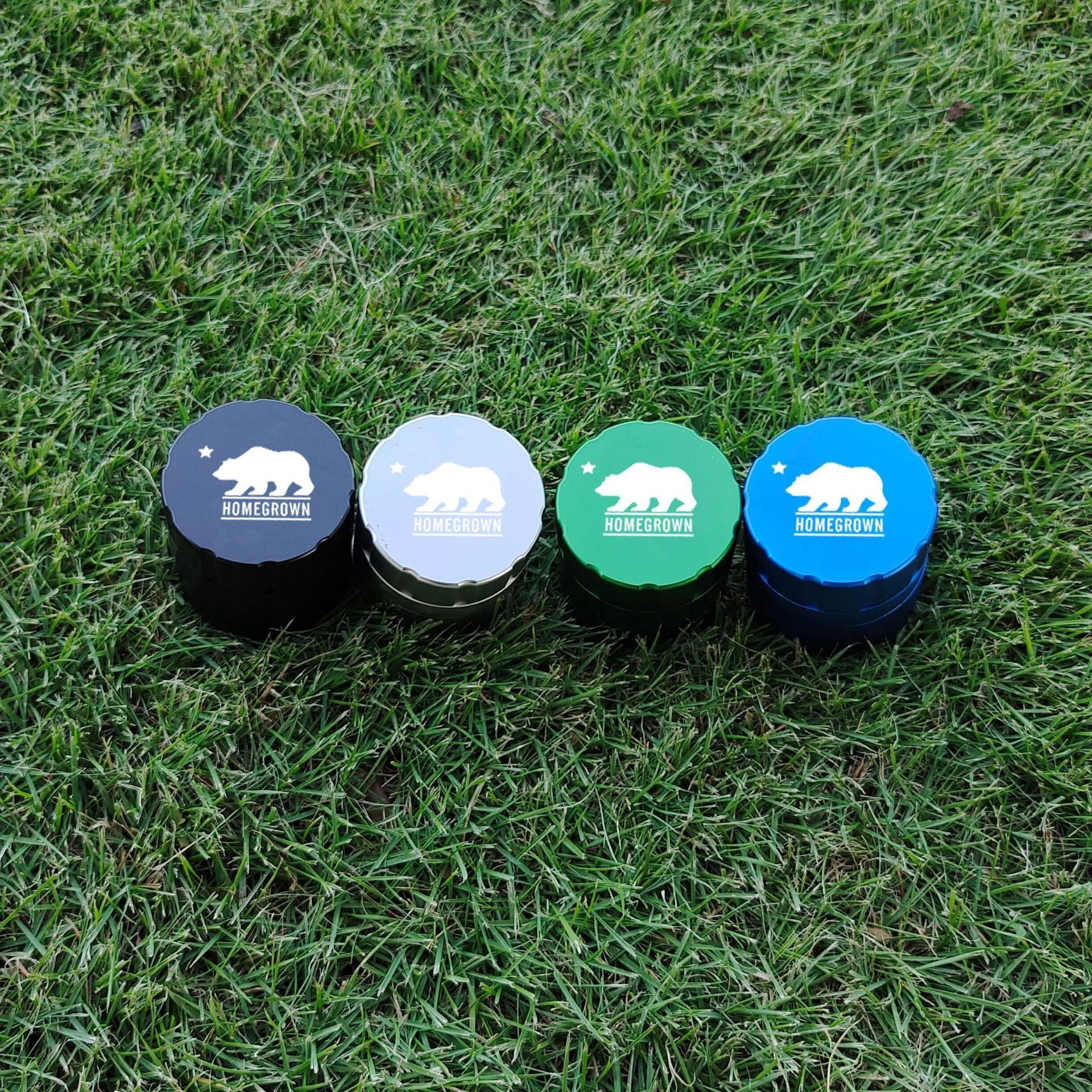 Polar Bear Aluminum Alloy Herb Grinder 4 Layer