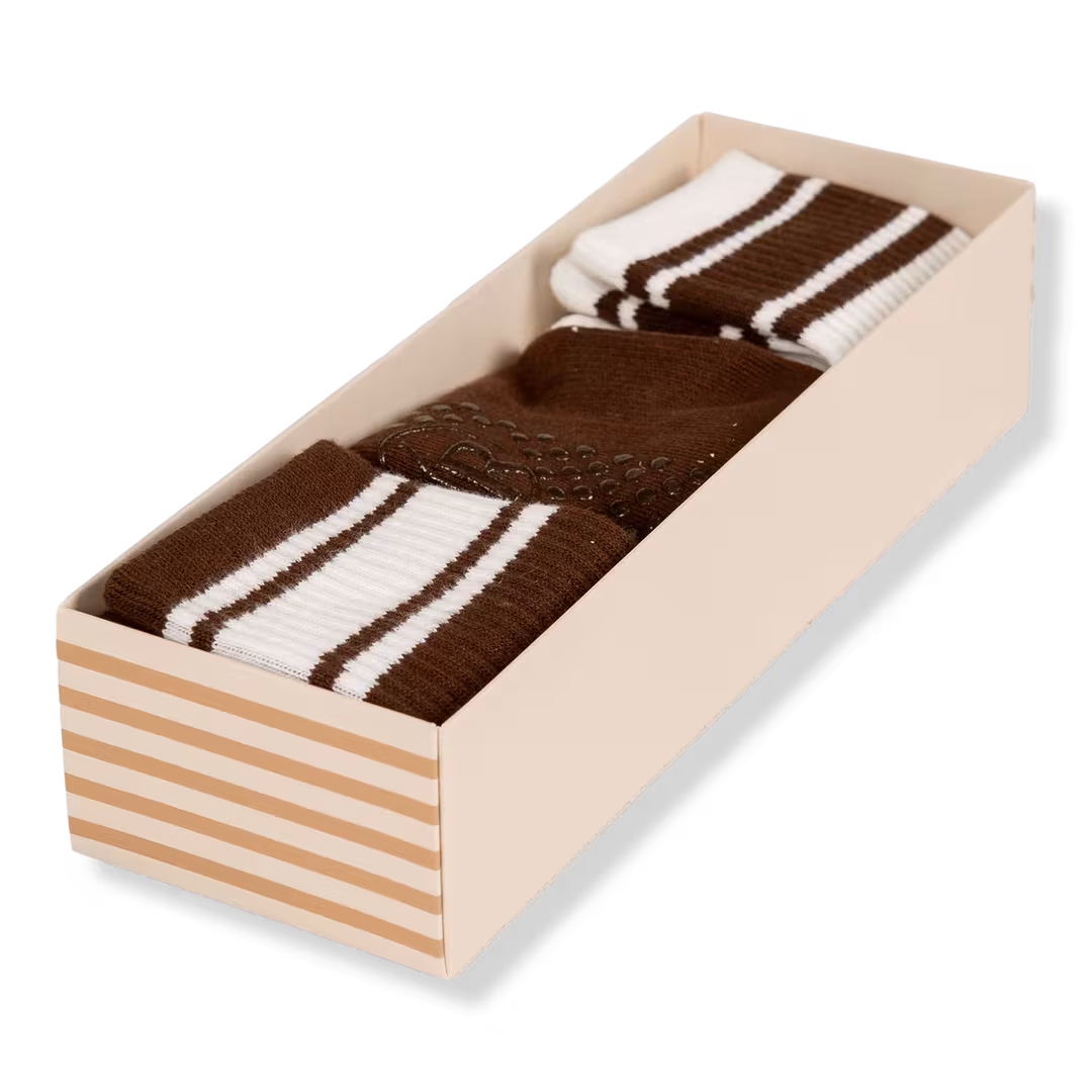 Your Reformer  Sock Bundle - Chocolate Contrast
