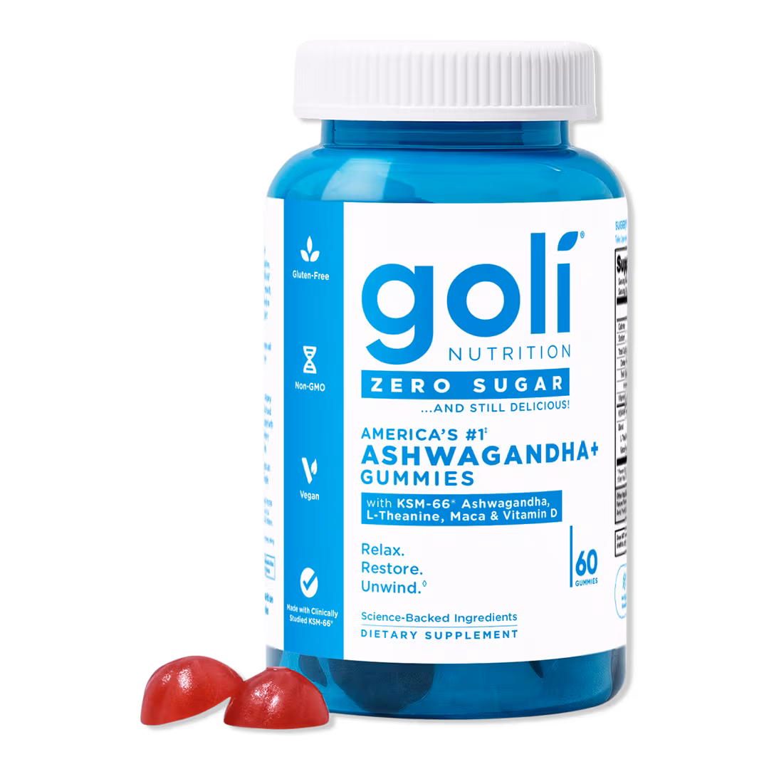 Goli Nutrition  Zero Sugar Ashwagandha+ Gummies