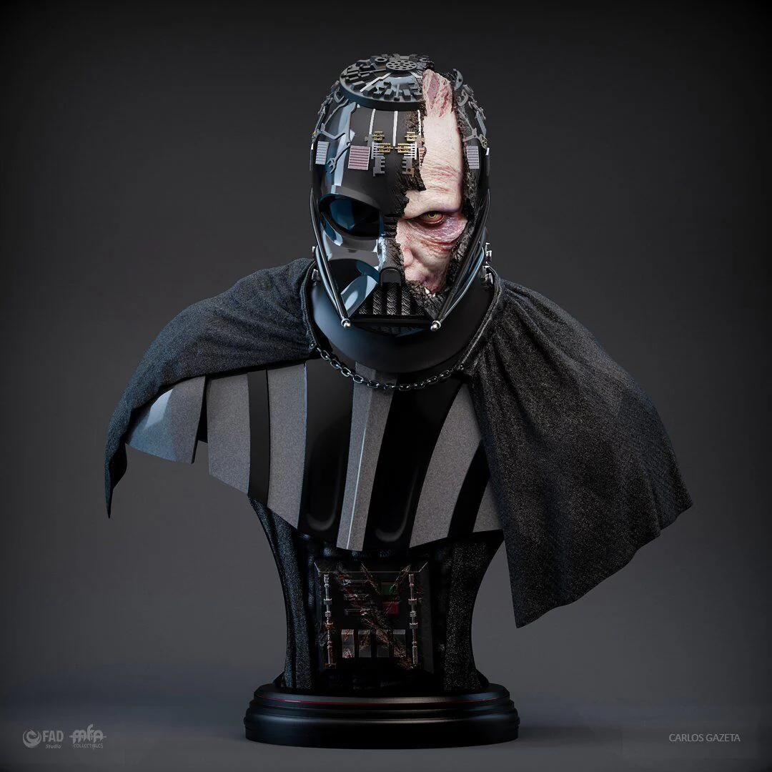 Star Wars - Battle Damaged Darth Vader | 1:1 Resin Bust | von MFA Collectibles
