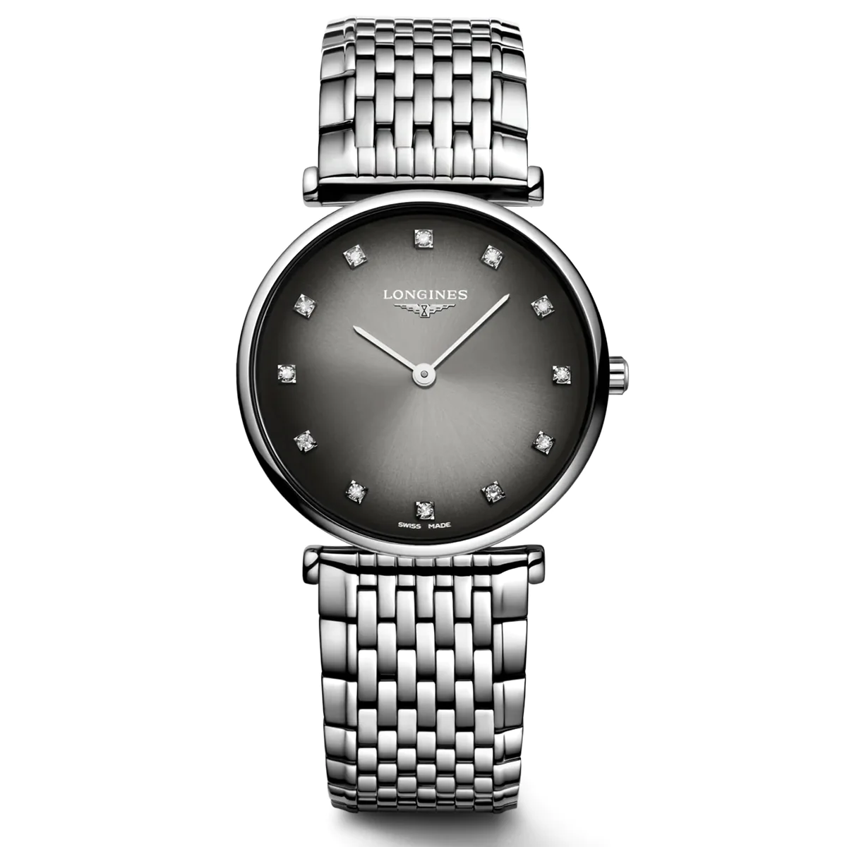 Longines La Grande Classique 29MM Gradient Grey Dial Diamond Markers Watch L45124776