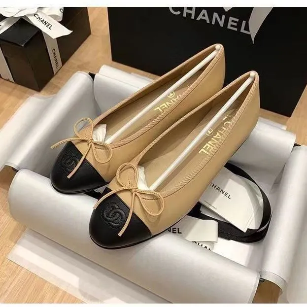Chanel Bow Ballet Shoes
