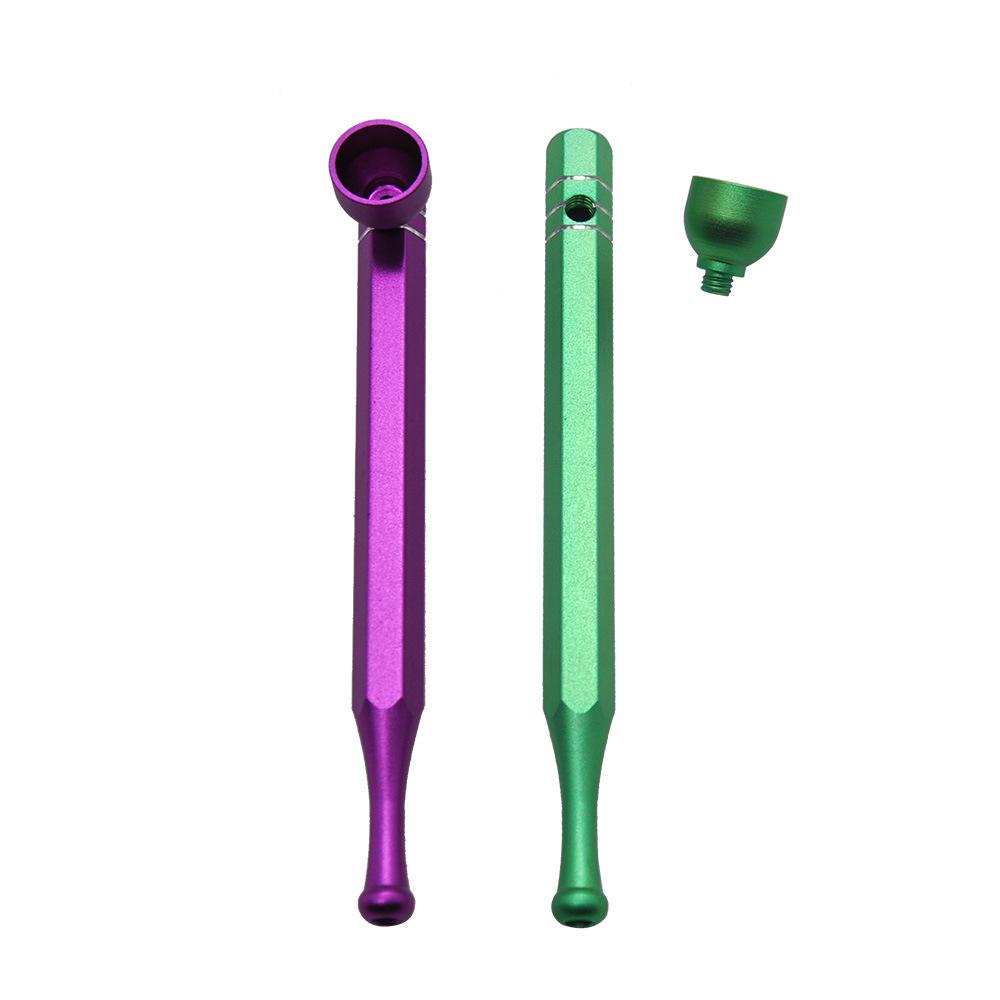 Pencil Shape Metal Pot Pipe