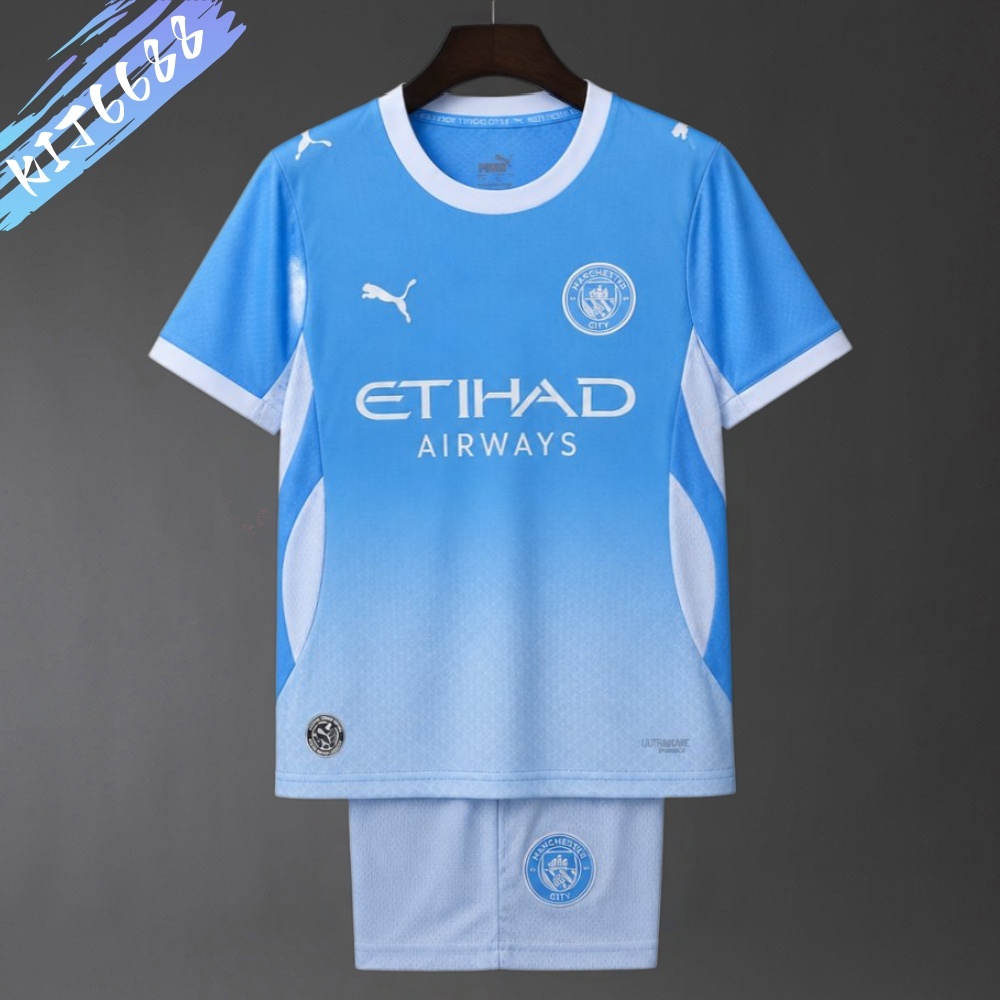 2026/2027 Manchester City Home Football Shirt (Adult Kids Kit socks )
