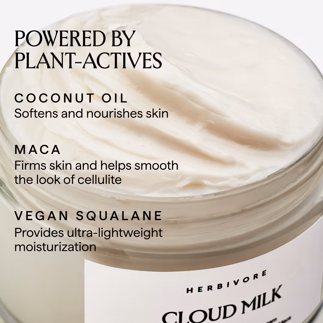 HERBIVORE  CLOUD MILK Coconut + Maca Firming Body Cream