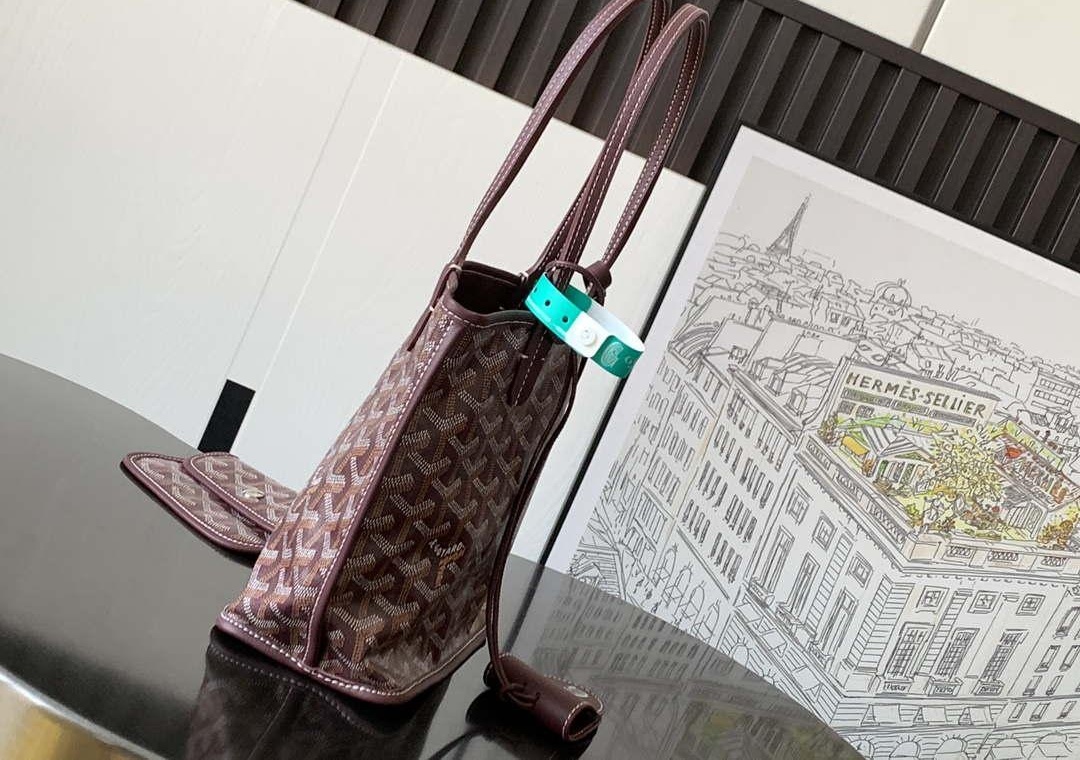 Replica Goyard ANJOUSMINCG07TY07P Anjou Mini Bag Wine Red