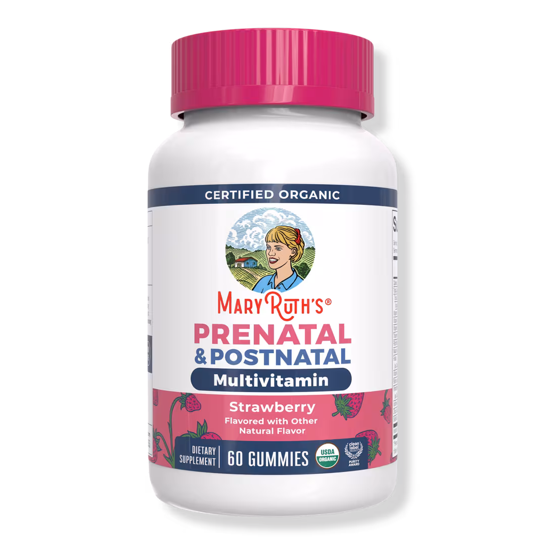 MaryRuth's  Organic Prenatal & Postnatal Gummies Strawberry