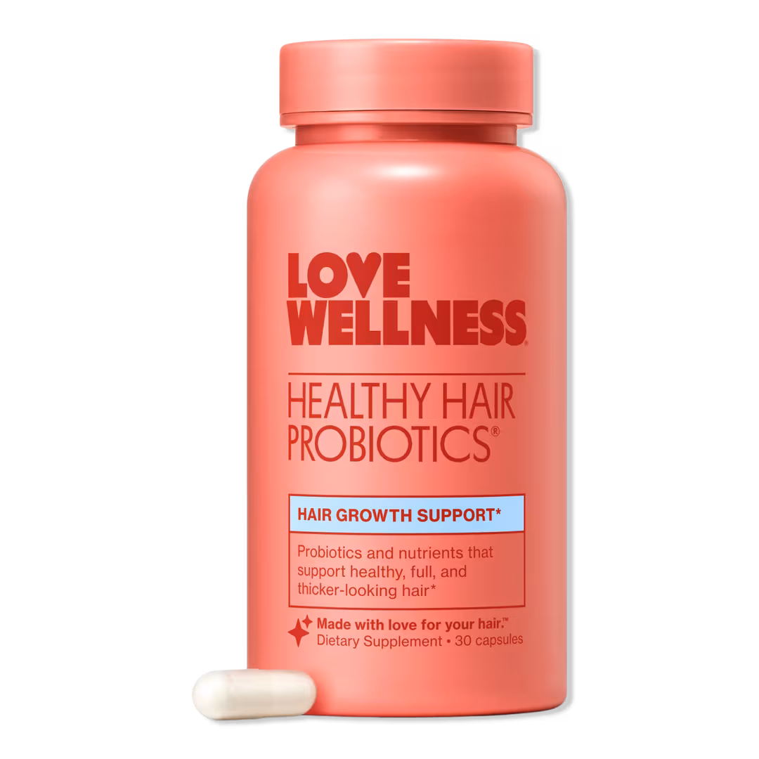 Love Wellness  Healthy Hair Probiotics: Hair Growth Support