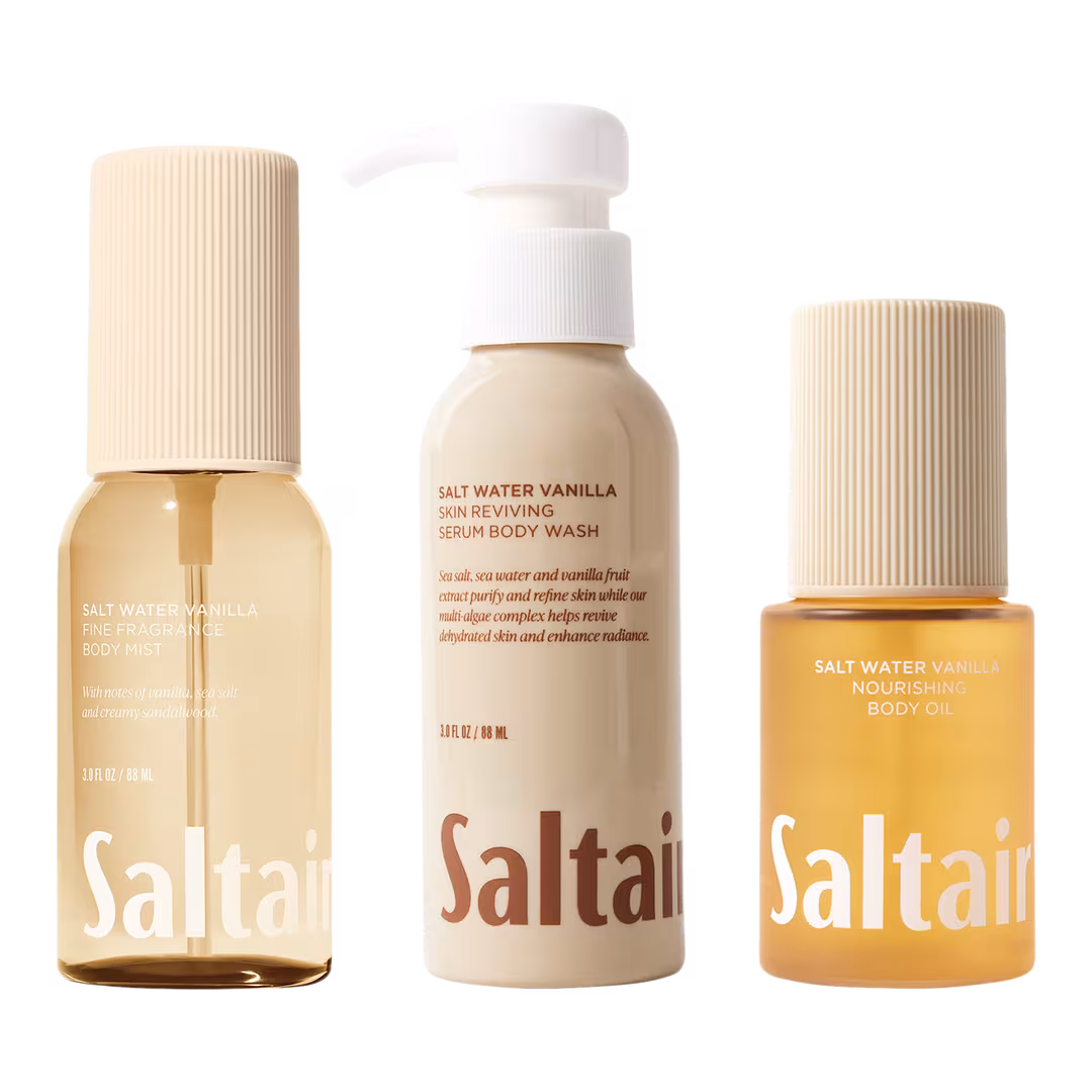 Saltair  Salt Water Vanilla Discovery Holiday Travel Ready Set