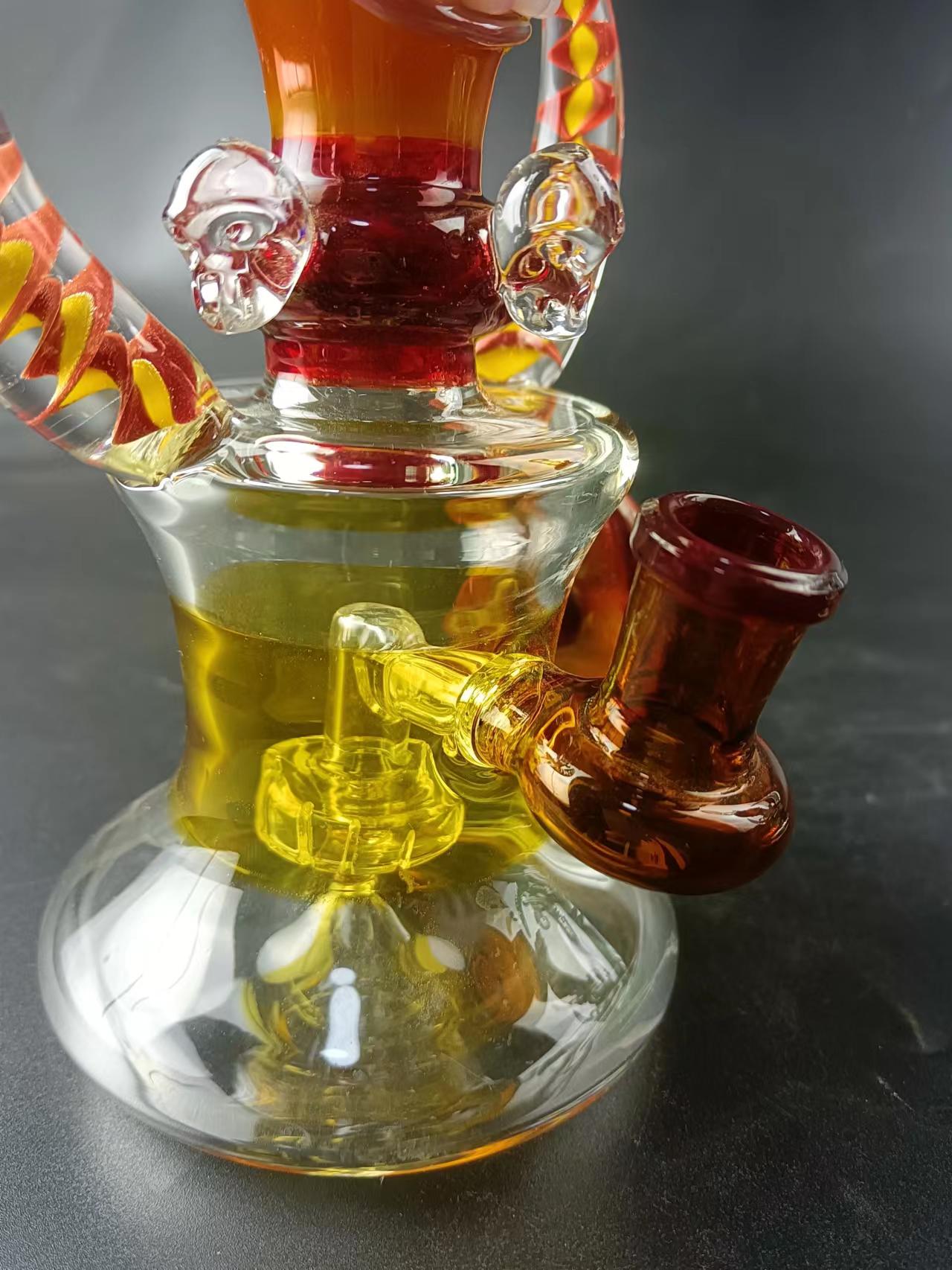 11 Monster Showerhead Perc Glass Bong