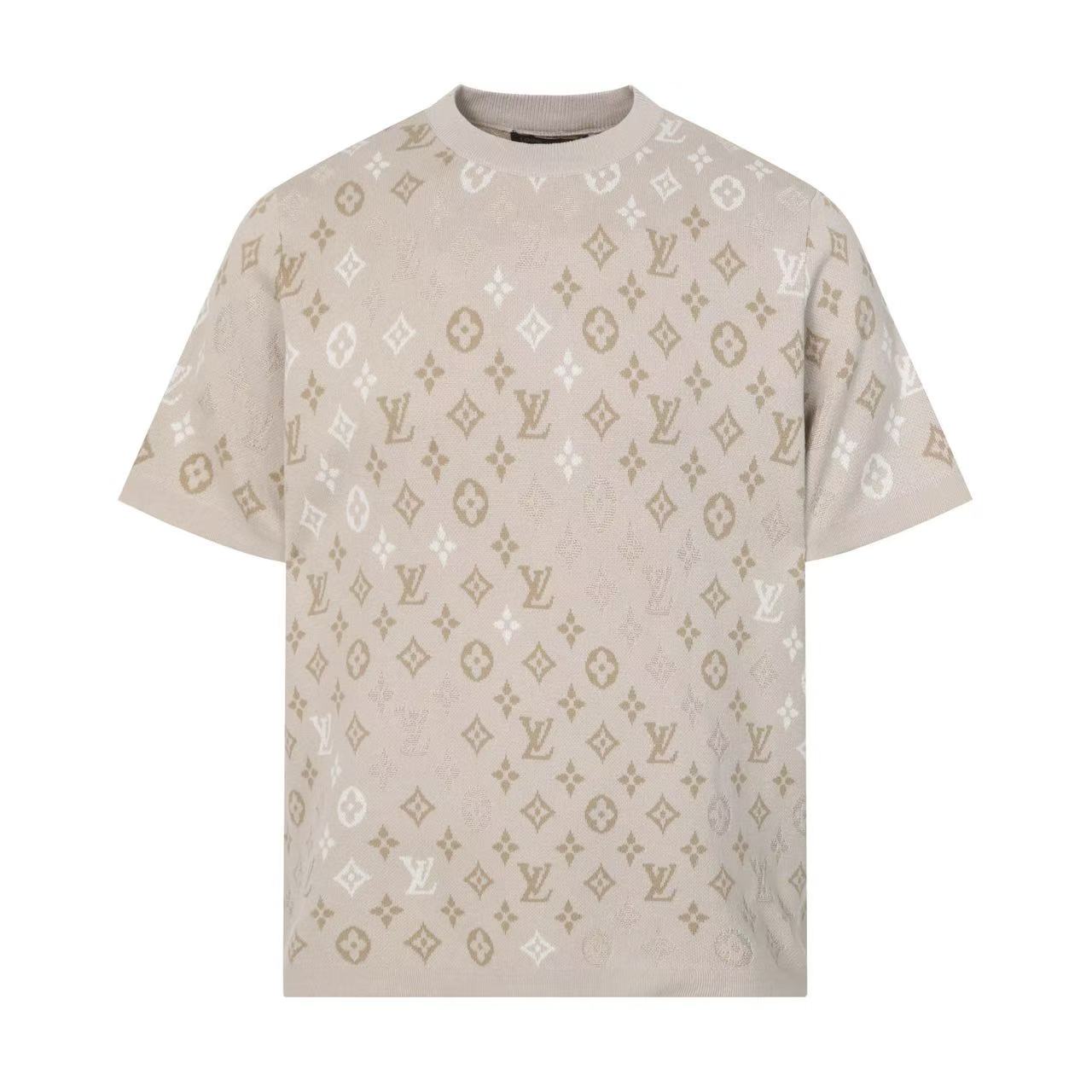 LV Jacquard Wool-Blend T-Shirt