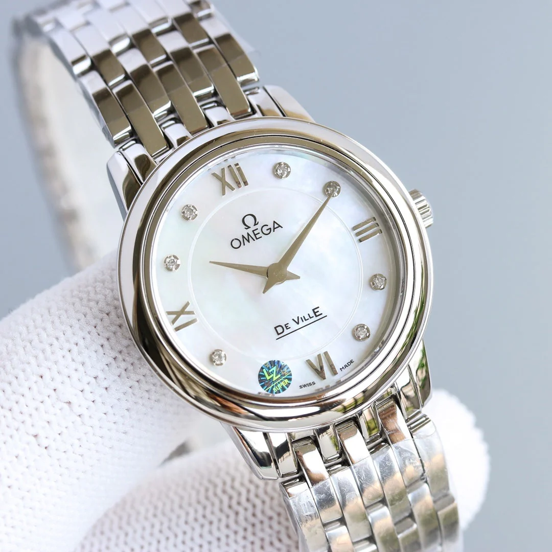 Omega Watch DEVILLE PRESTIGE 27MM QUARTZ STEEL CASE MOP DIAL