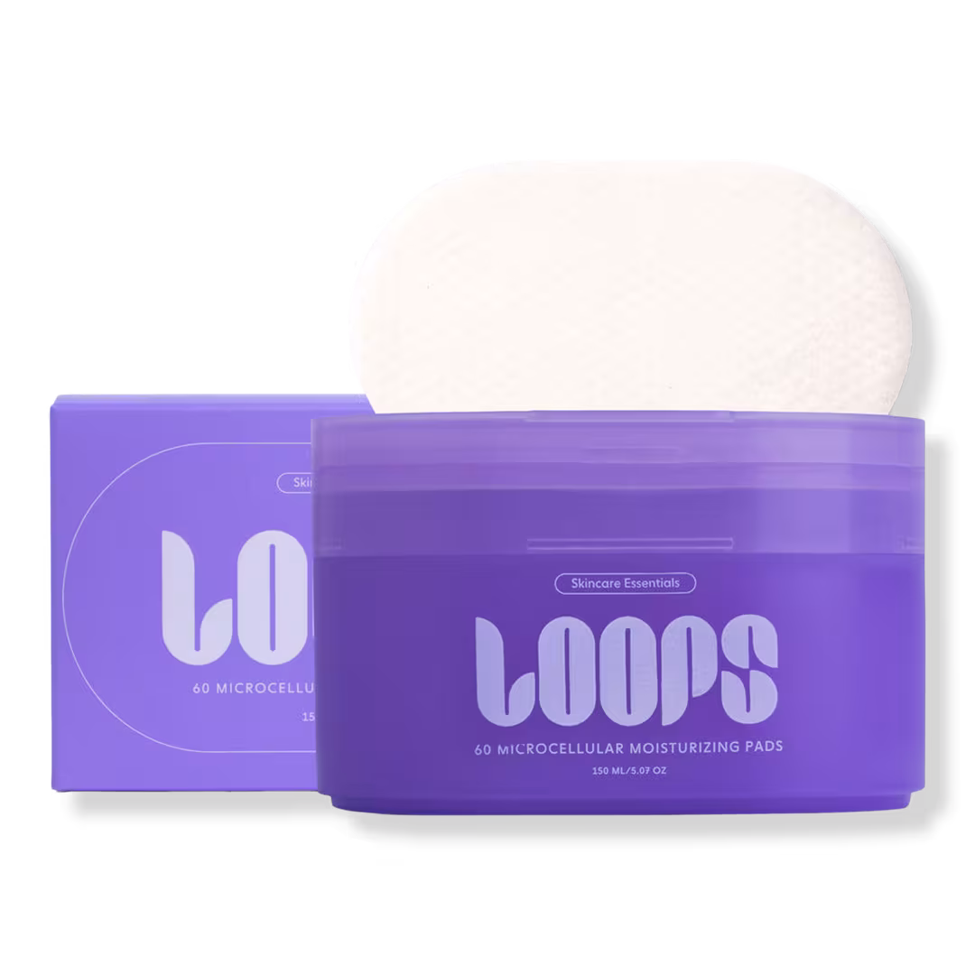 LOOPS  Skincare Essentials MicroCellular Moisturizer Pads