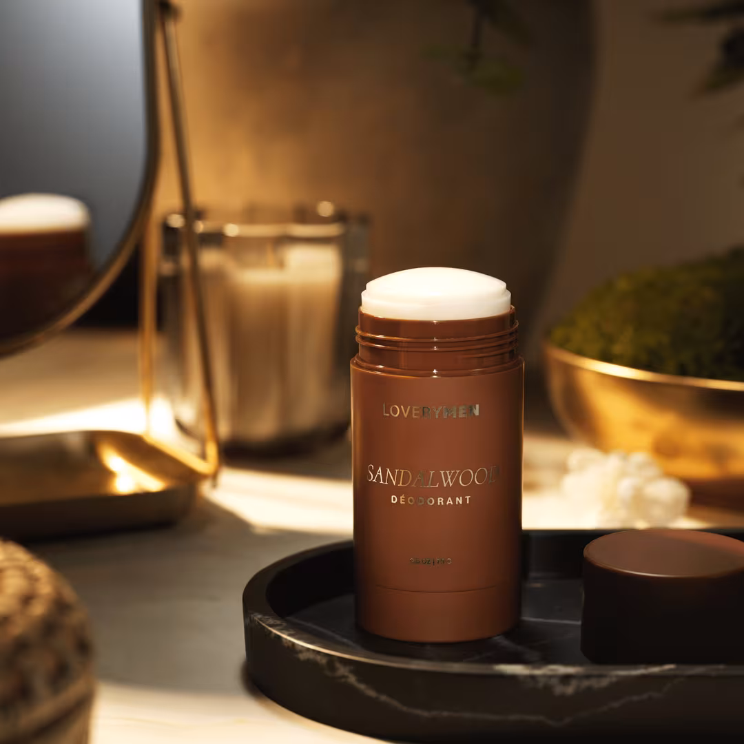 Lovery  Sandalwood Aluminum-Free Deodorant Stick