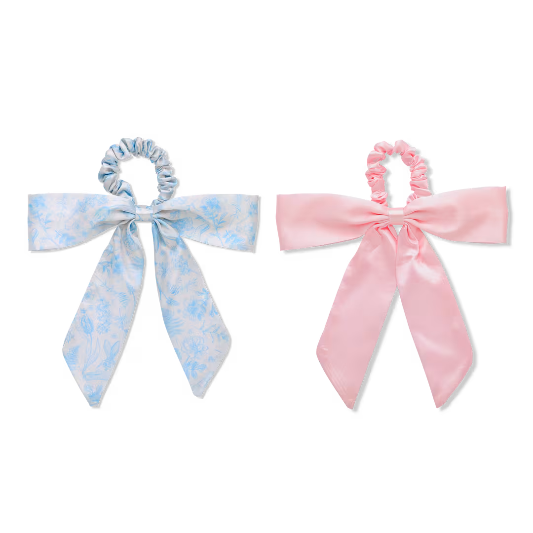 Product-obsessed  Satin Bow Scrunchie 2 Pack