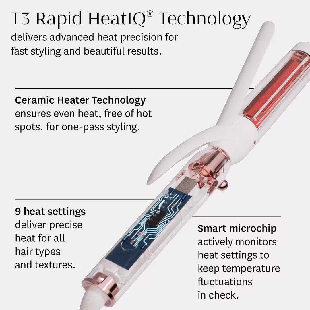 T3  Switch Kit Wave Trio Interchangeable Curling Iron With 3 Barrels