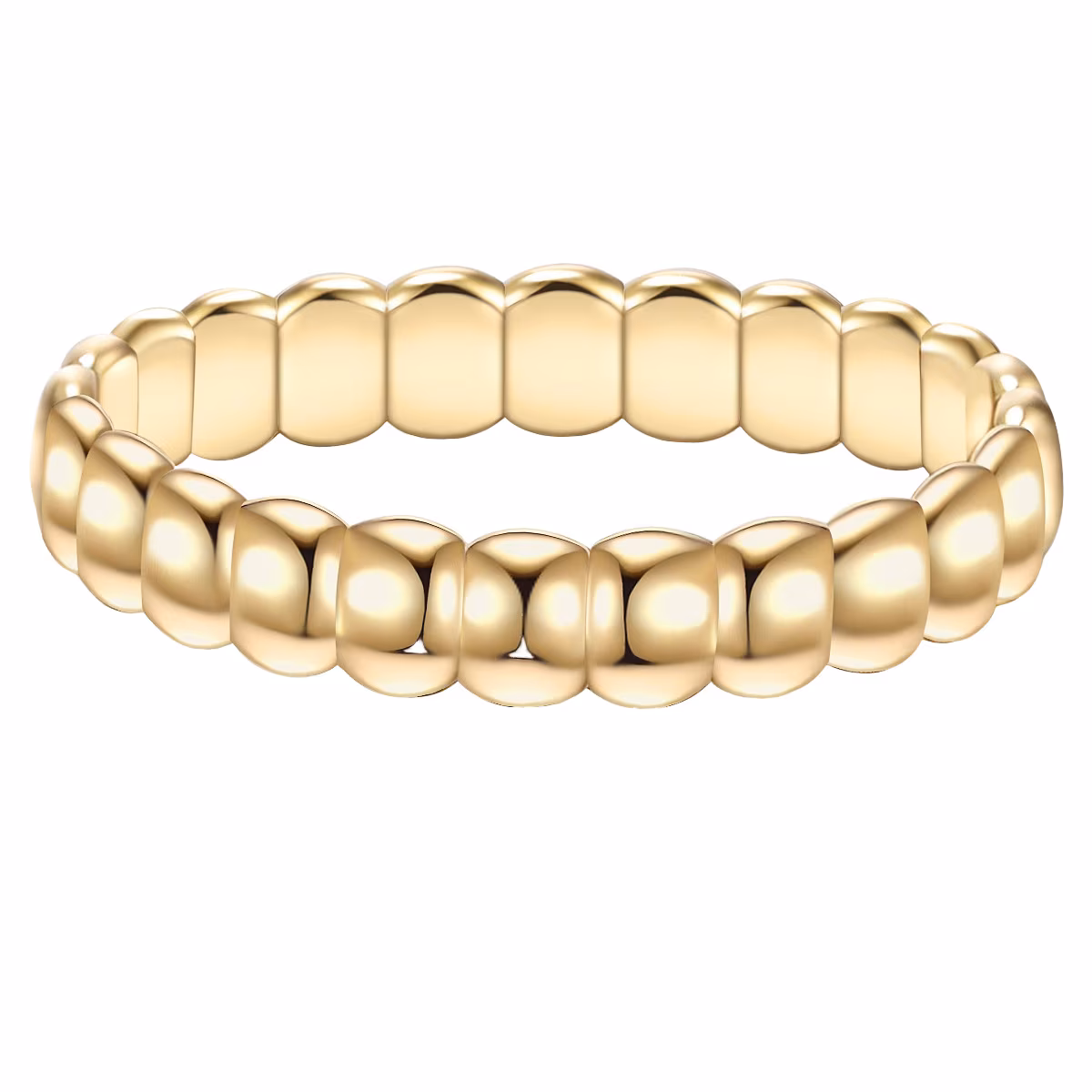 Ring aus Sterling Silber in Gelbgold