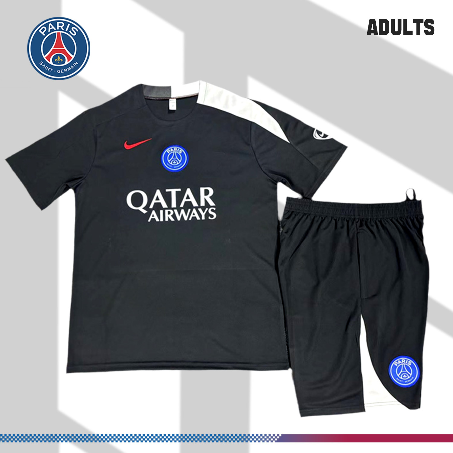 2025/2026 Paris Saint Germain Short Sleeve Training Kit (Adult Kit)