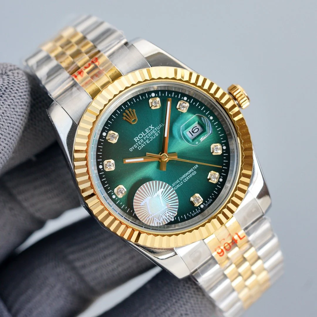 Rolex Watch DATEJUST 41MM TWO-TONE GREEN DIAL JUBILEE BRACELET Watch
