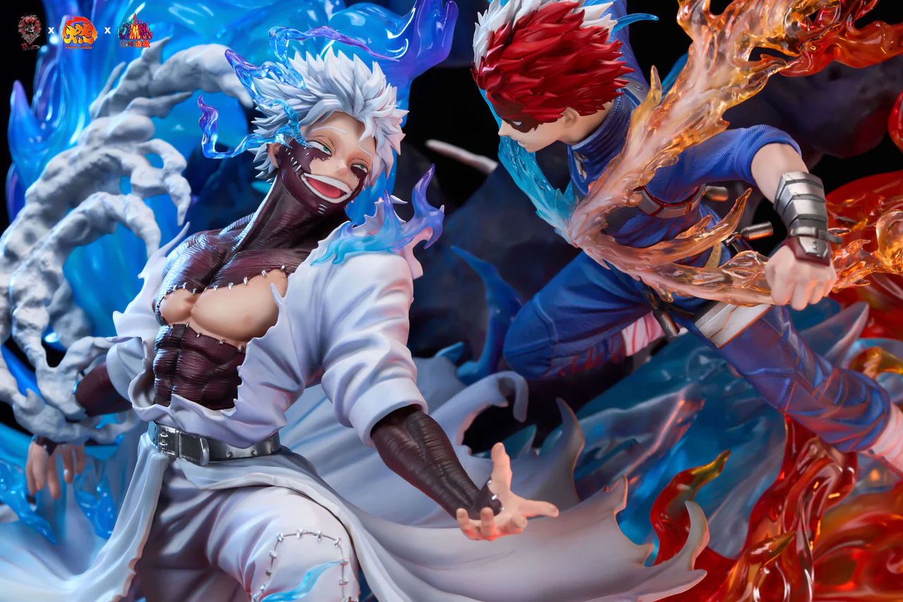 My Hero Academia - Dabi vs. Todoroki | 1:6 Resin Statue | by Weare A Design Studio
