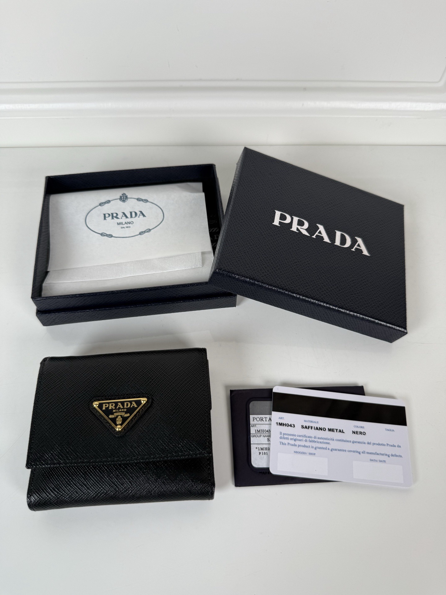 Prada Small Saffiano Leather Wallet