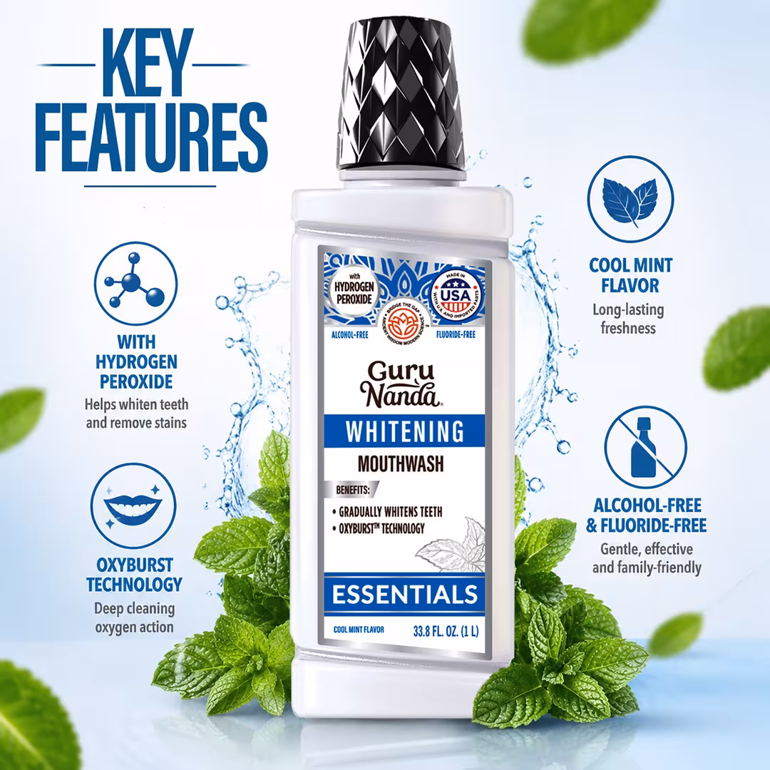 GuruNanda  Whitening Mouthwash