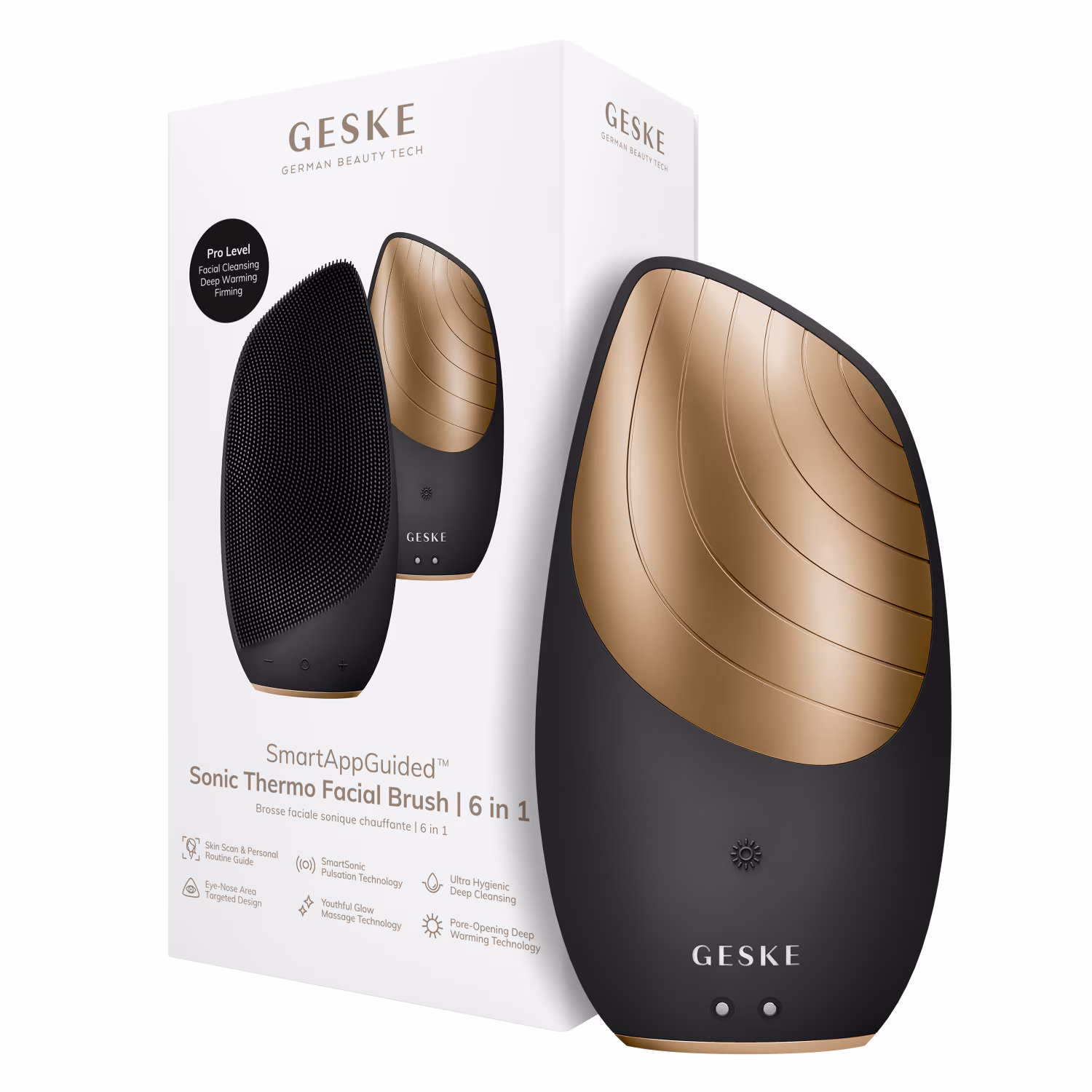 SmartAppGuided™ Sonic Thermo Facial Brush | 6 in 1