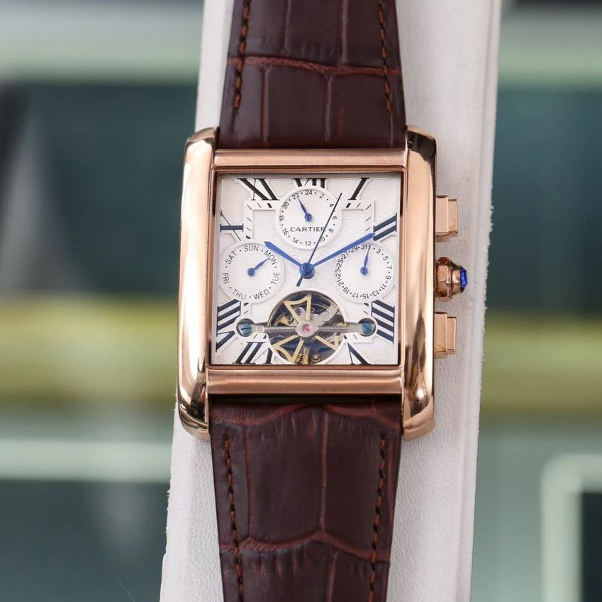 Cartier Watch TANK MC ANNUAL CALENDAR TOURBILLON