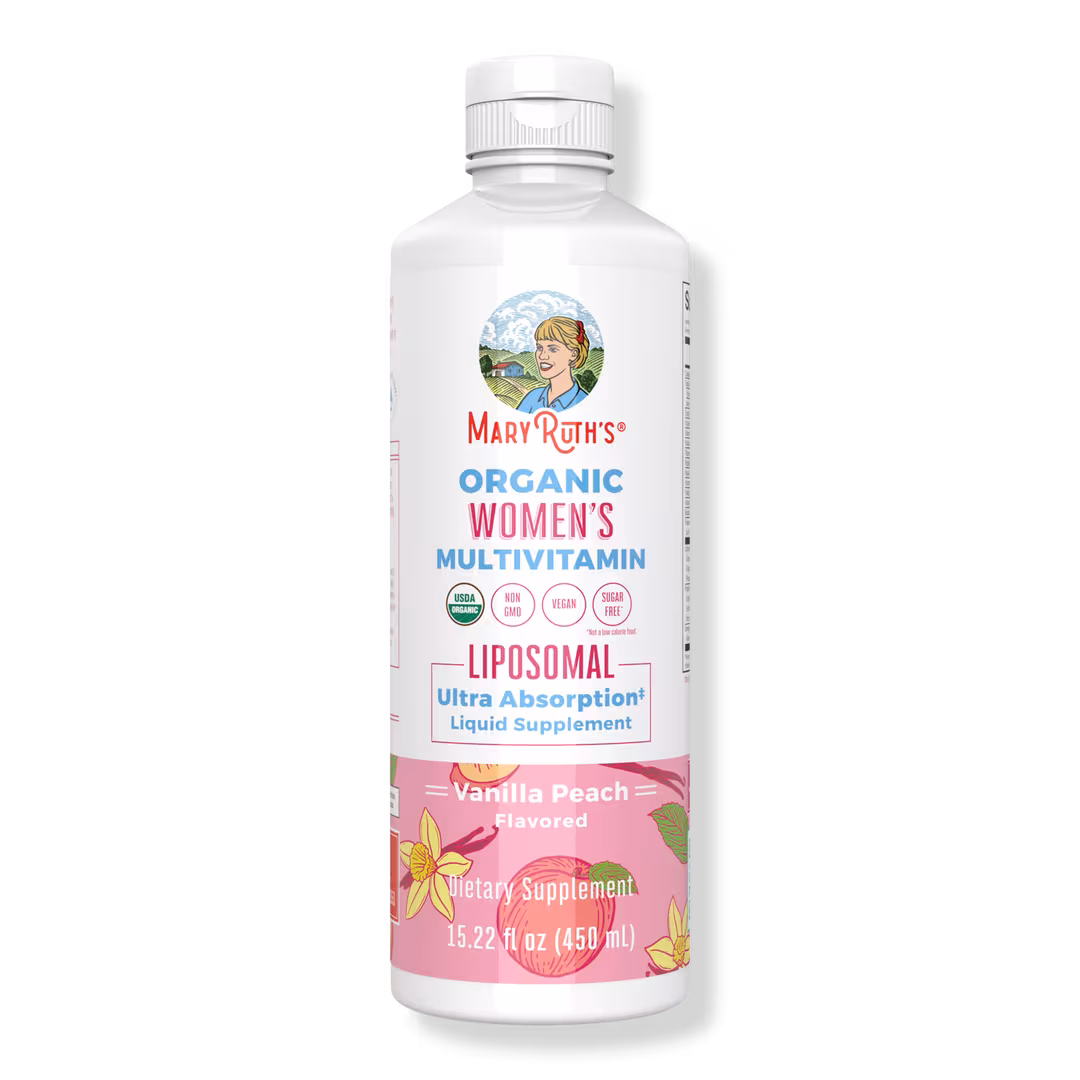 MaryRuth's  Organic Women's Multivitamin Liposomal Vanilla Peach