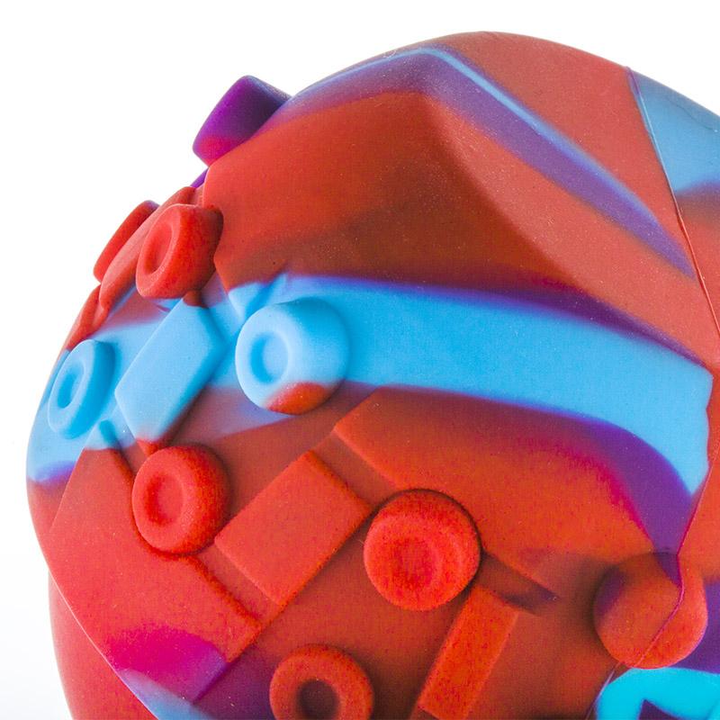 6 Silicone Mechanical Ball Dab Rig (Random Color)
