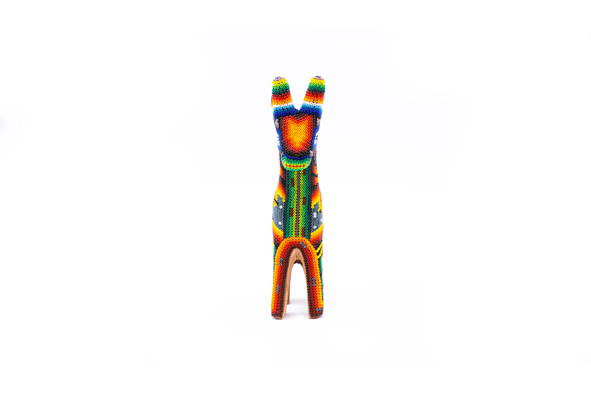 Jirafa Mini - Obra de Arte Huichol