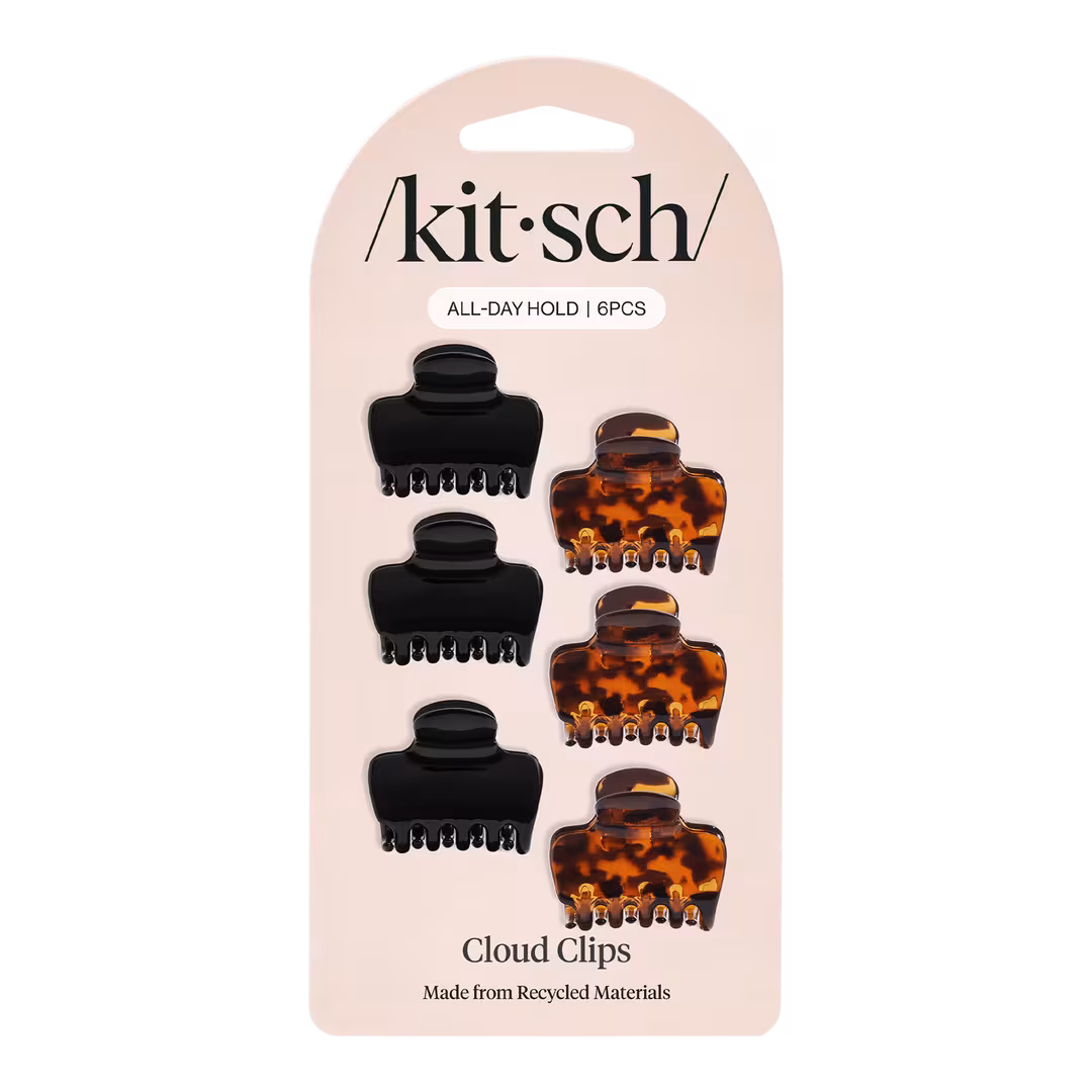 Kitsch  Recycled Plastic Mini Puffy Claw Clips