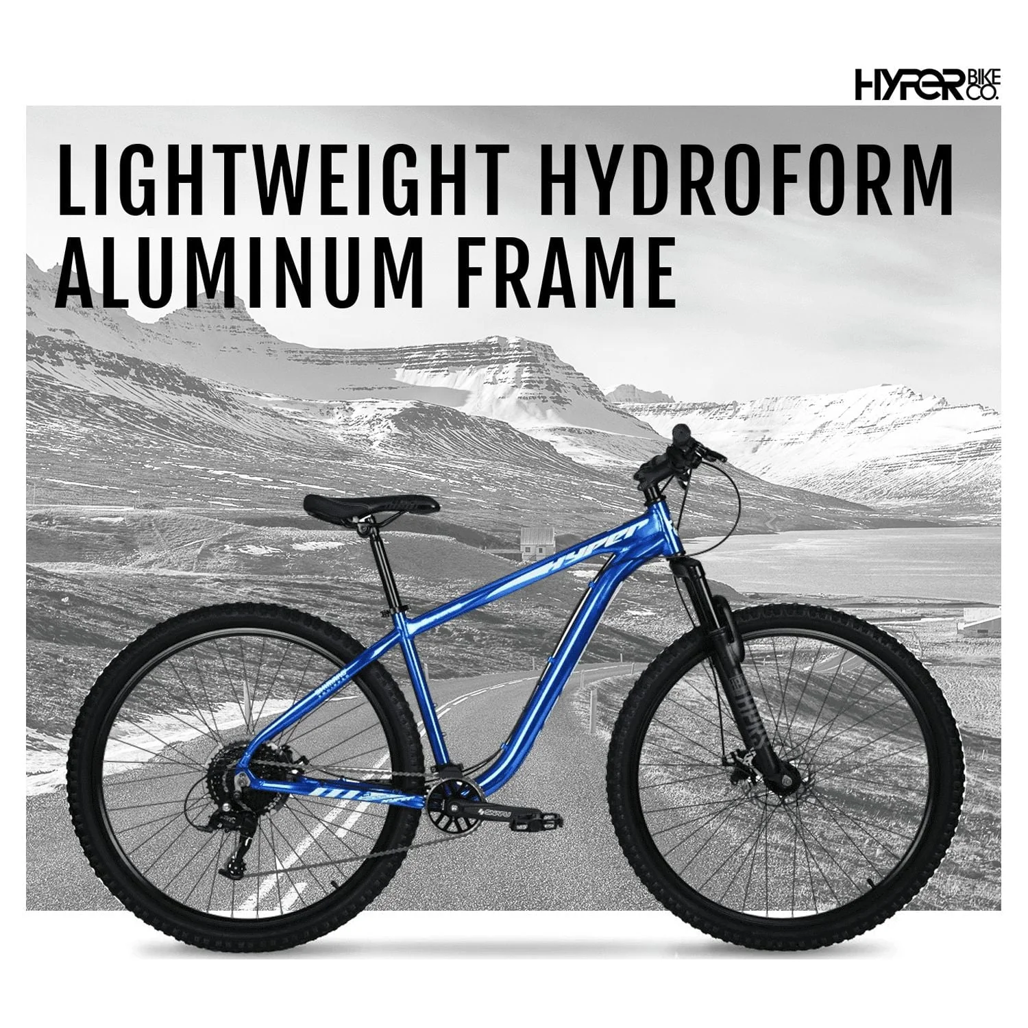 Hyper Bicycle Men's 29" Explorer Mountain Bike, Hard Tail, Blue