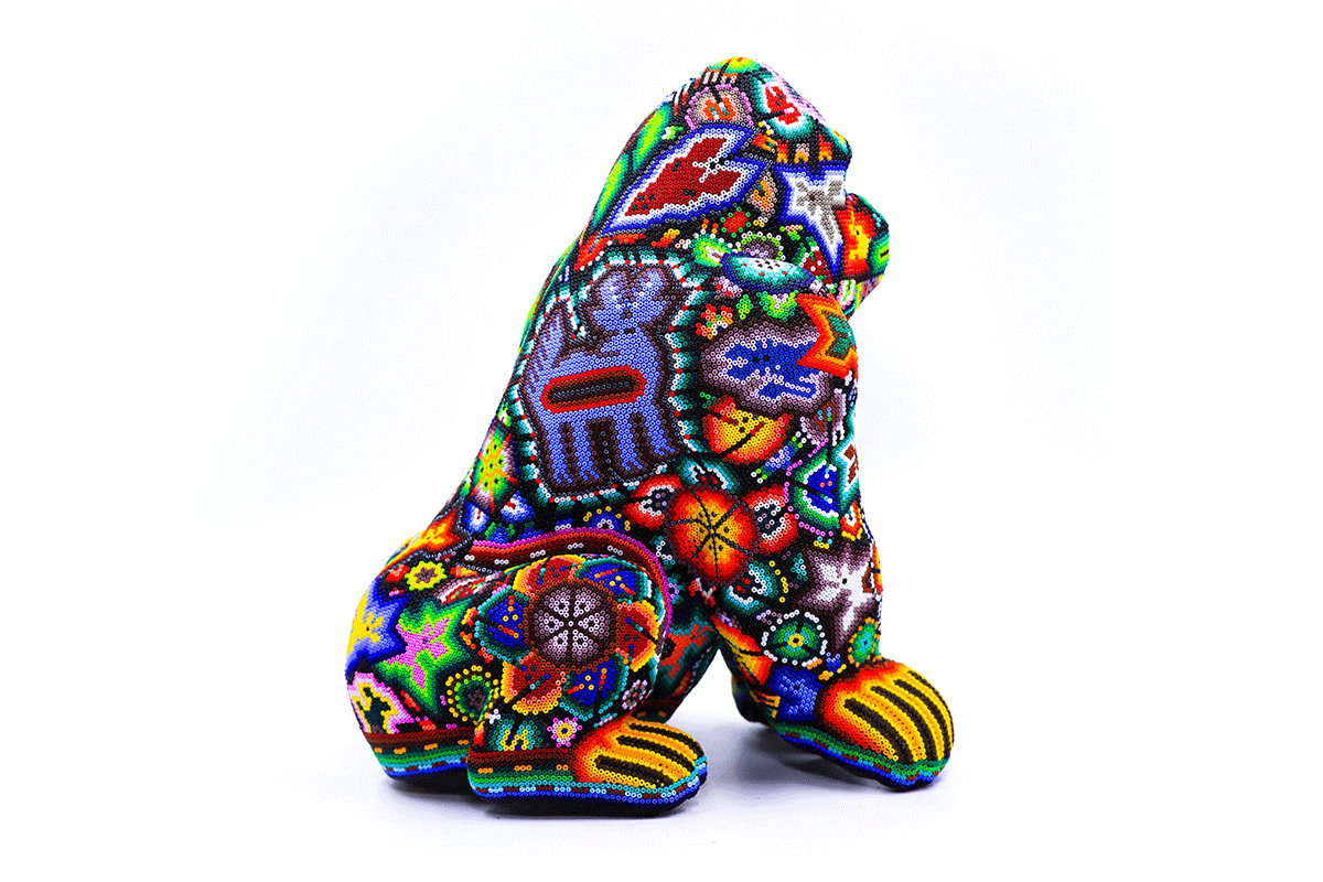 Gorilla - Obra de Arte Huichol