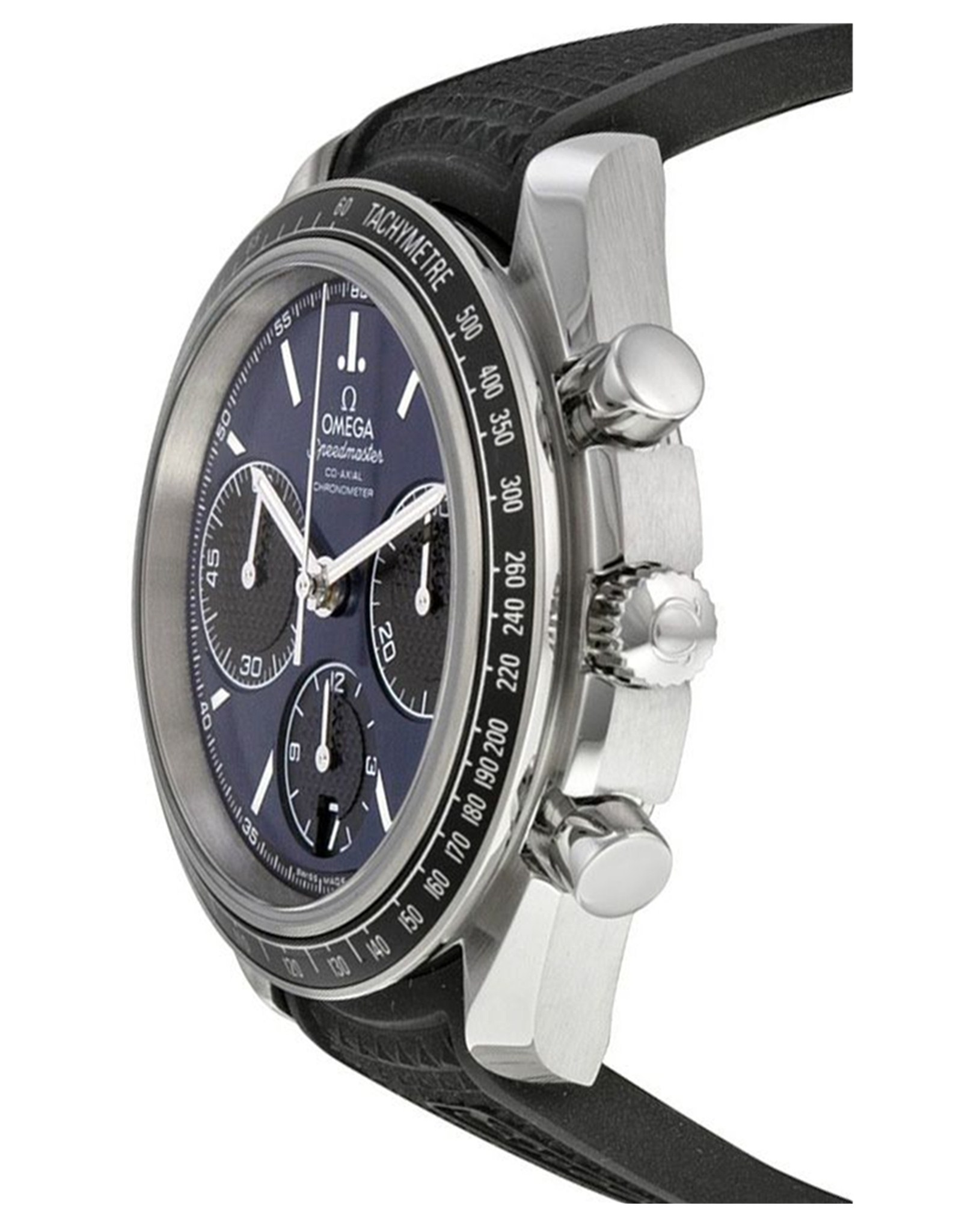 Replica Omega Speedmaster Blue Dial Rubber Strap 40MM 326.32.40.50.03.001
