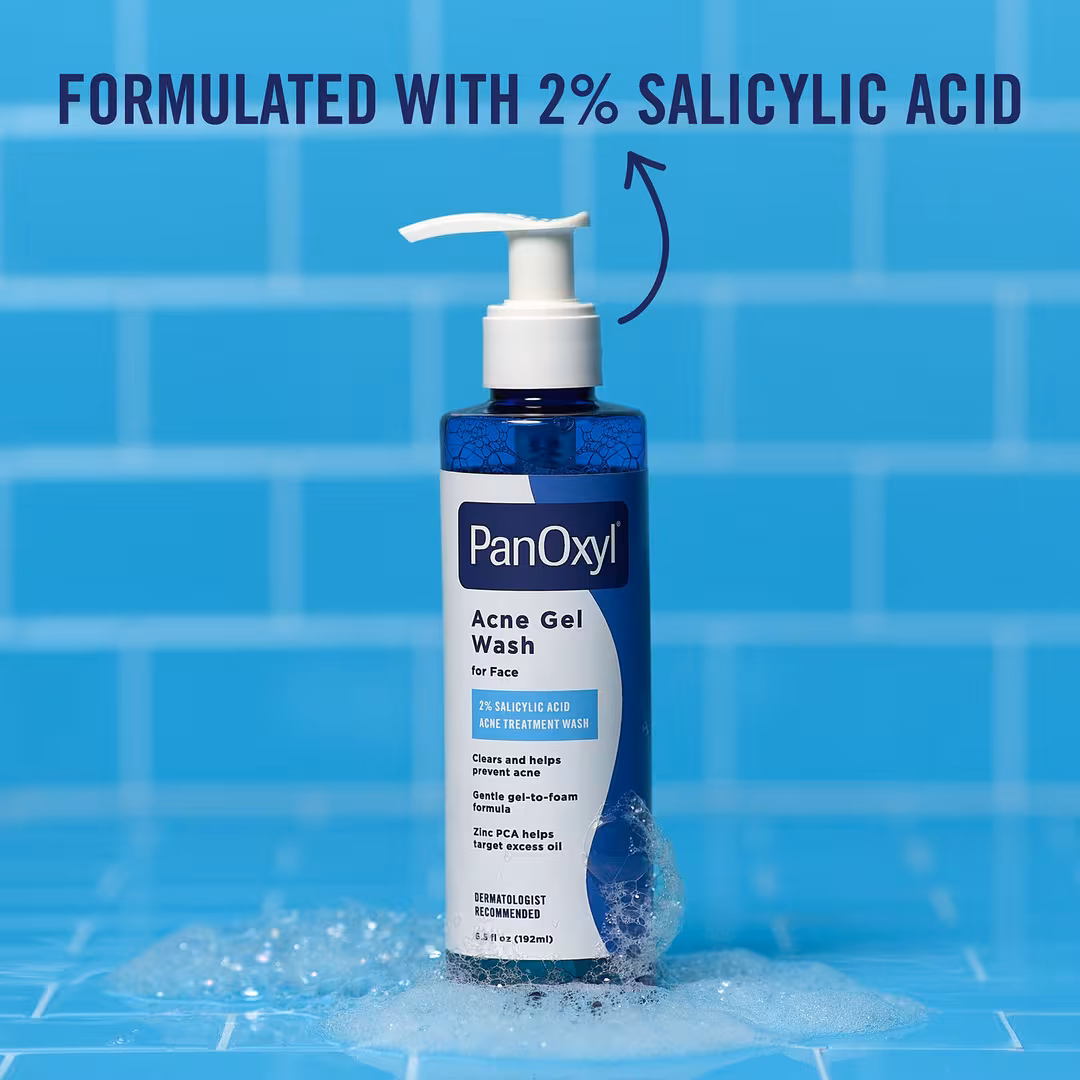 PanOxyl  Acne Gel Wash for Face with Salicylic Acid