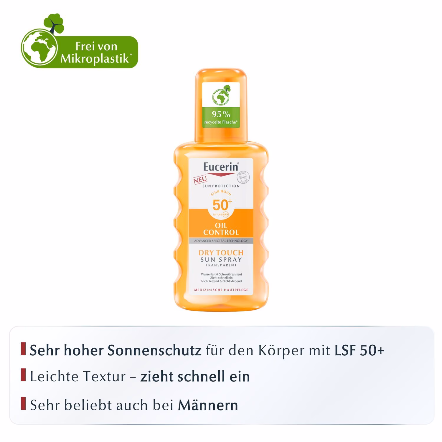 Sun Oil Control Body Transp.Spray LSF 50+