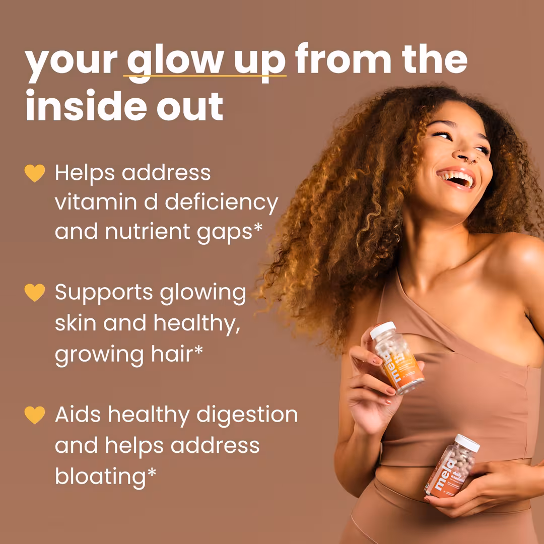 Mela Vitamins  Glow Up Bundle for Women of Color