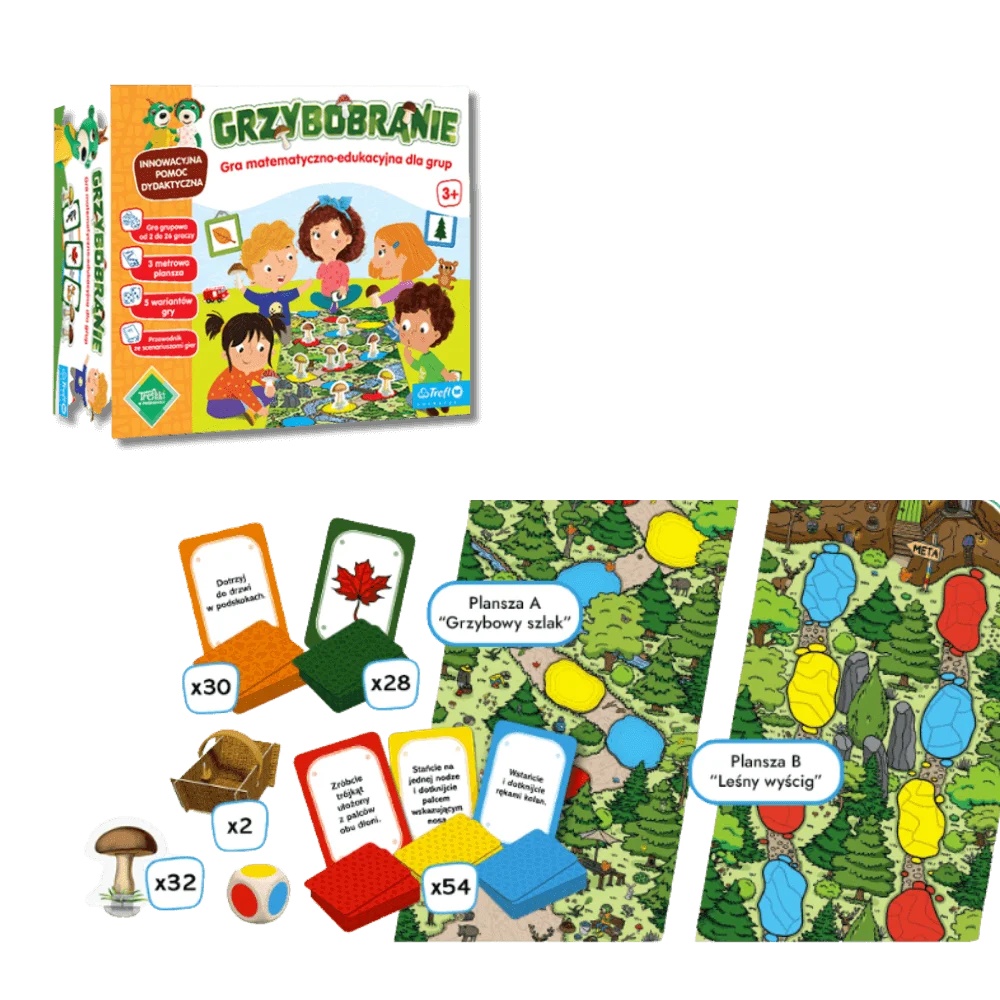 Gra Planszowa Dla Grupy Grzybobranie, Rodzina Treflików