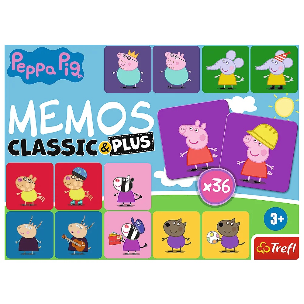Gra - Memos Classic&Amp;Plus Świnka Peppa