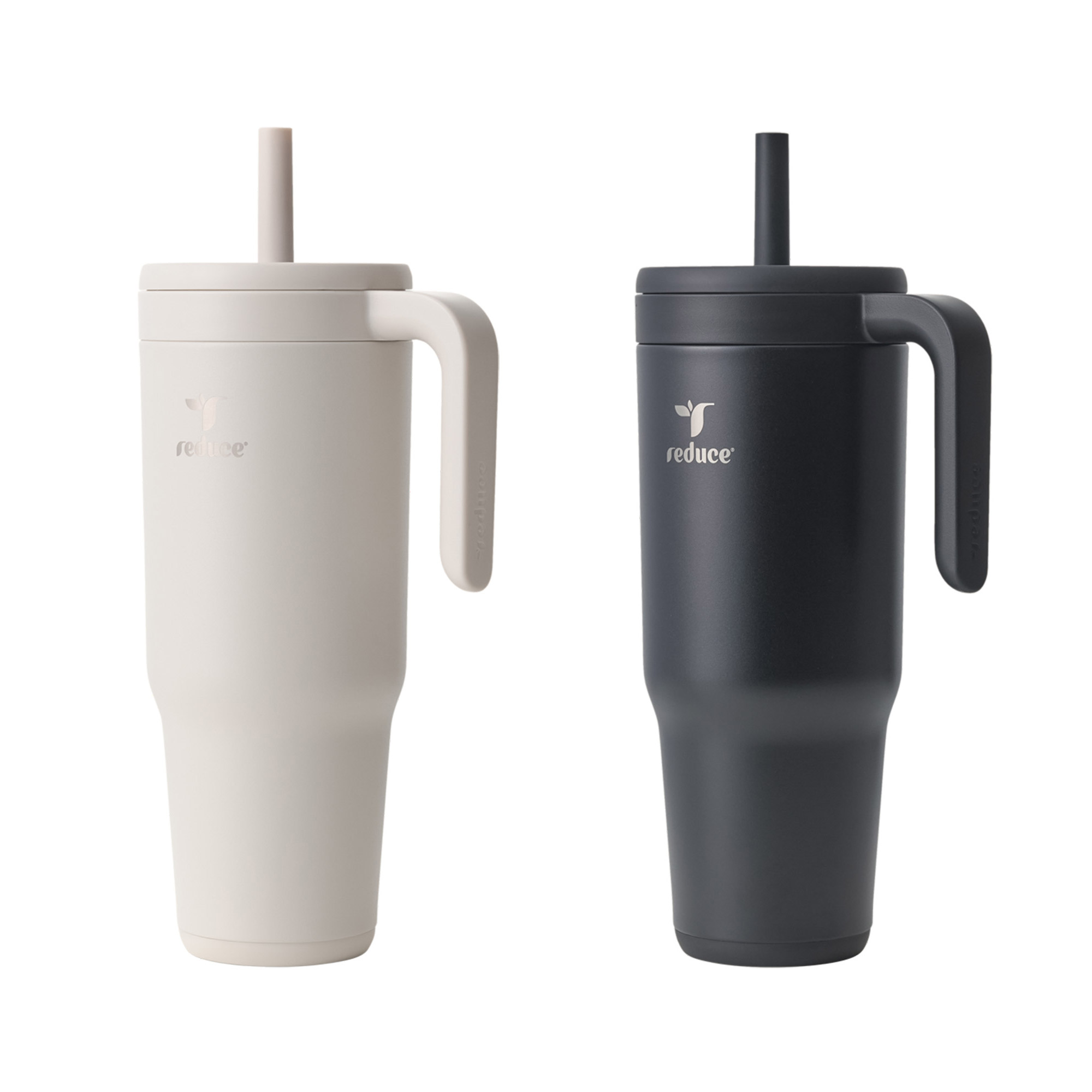 Reduce Chiller Vacuum Insulated 40oz. Tumbler with Handle and Spill-Proof Straw, 2-pack